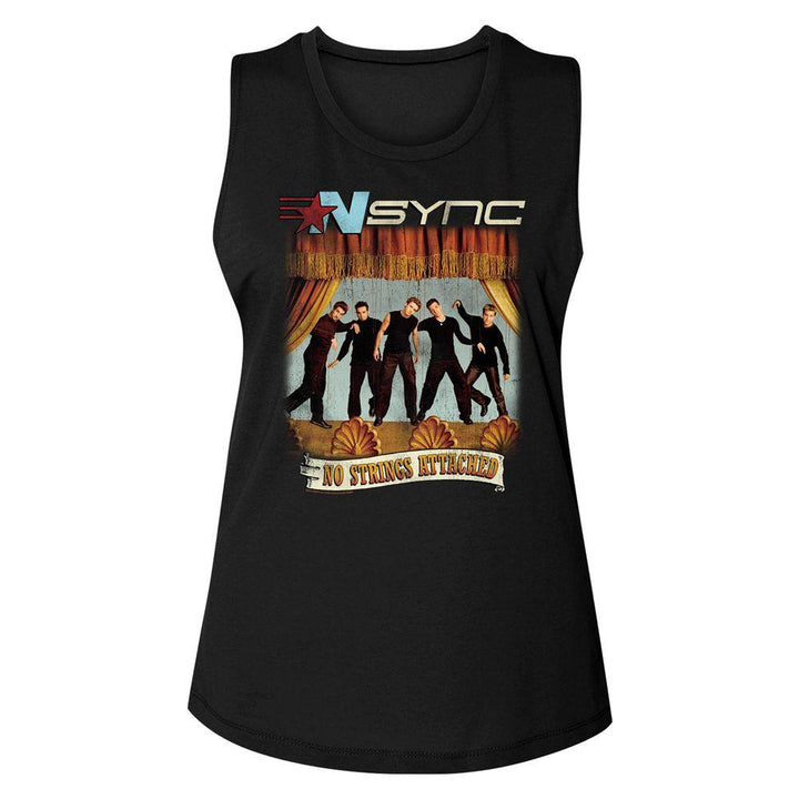 *NSYNC No Strings No Words Womens Muscle Tank Top - HYPER iCONiC