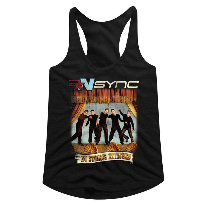 *NSYNC No Strings No Words Womens Racerback Tank - HYPER iCONiC