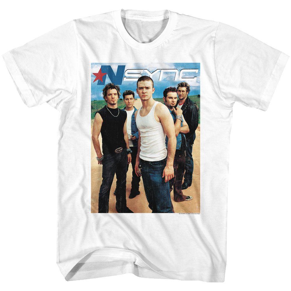 *NSYNC Multi Logo T-Shirt S / White