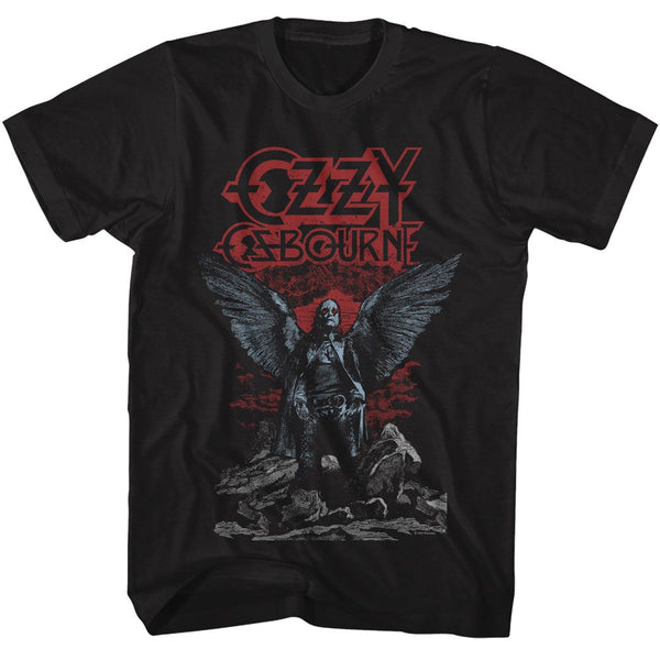 Ozzy Osbourne - Ozzy Angel Wings Boyfriend Tee - HYPER iCONiC.