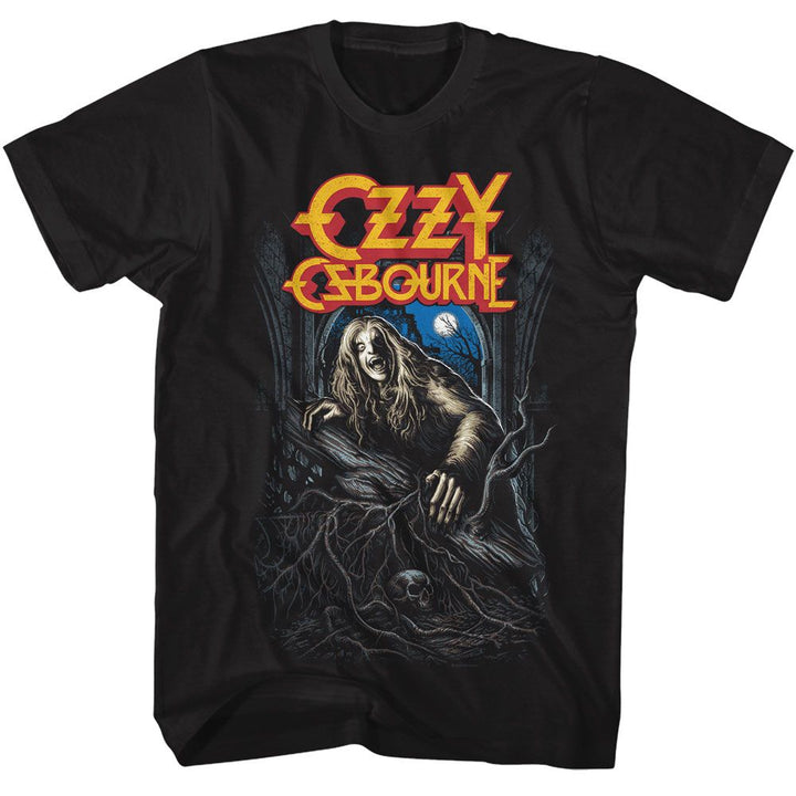 Ozzy Osbourne - Ozzy Bark At The Moon Boyfriend Tee - HYPER iCONiC.