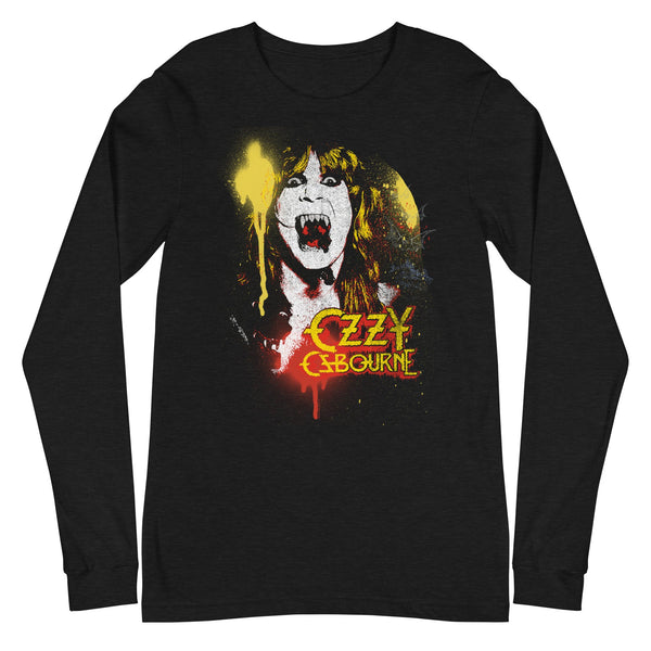 Ozzy Osbourne Screaming Long Sleeve T-Shirt - HYPER iCONiC.