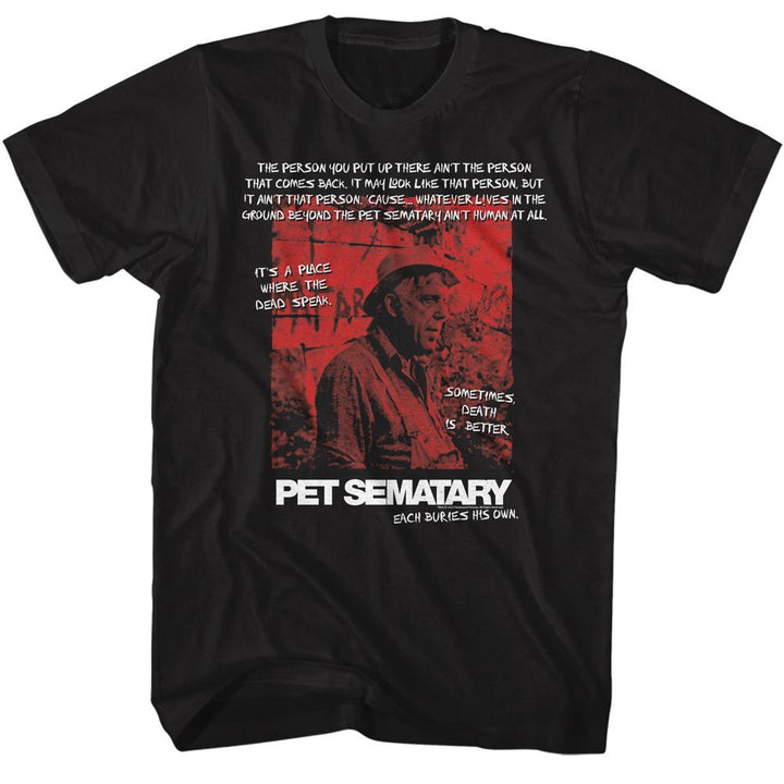Pet Sematary - Jud Quotes T-Shirt - HYPER iCONiC.