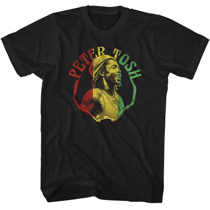 Peter Tosh - Rasta Colors T-Shirt - HYPER iCONiC.