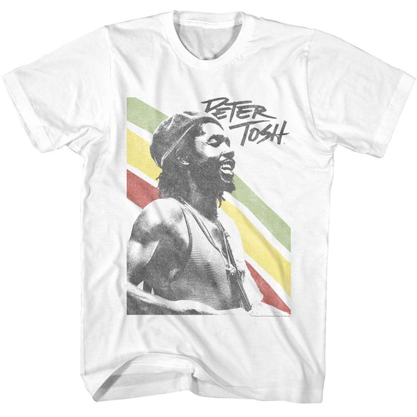Peter Tosh - Rasta Stripes T-Shirt - HYPER iCONiC.