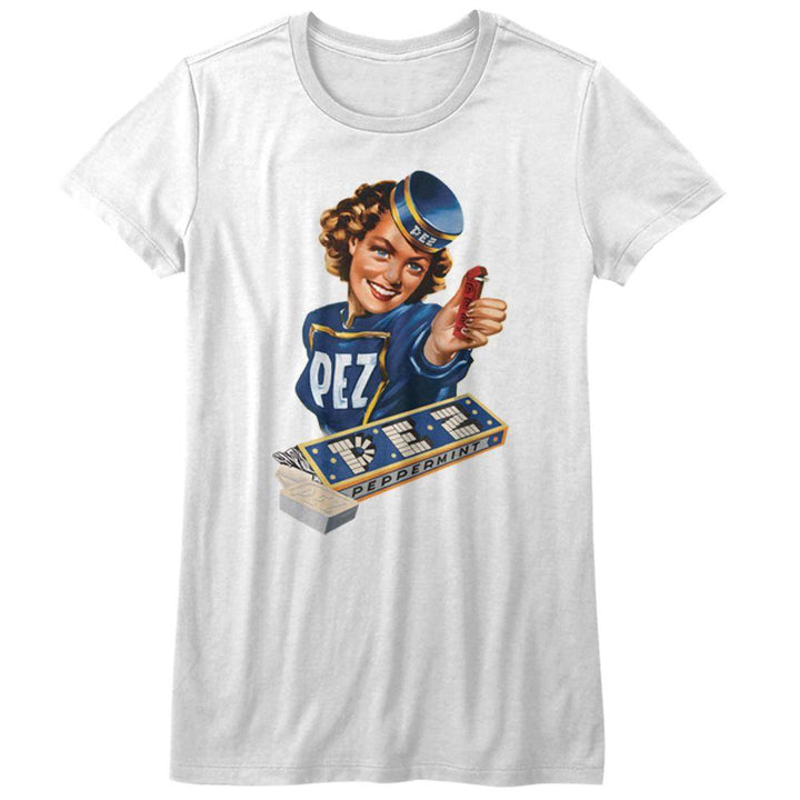 PEZ Vintage PEZ Girl Womens T-Shirt - HYPER iCONiC