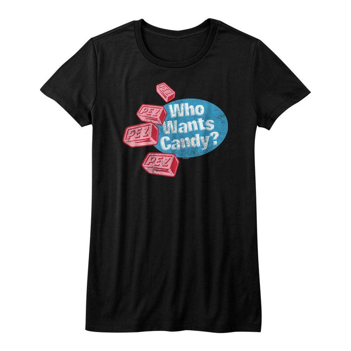 PEZ Who Wants Candy Womens T-Shirt - HYPER iCONiC