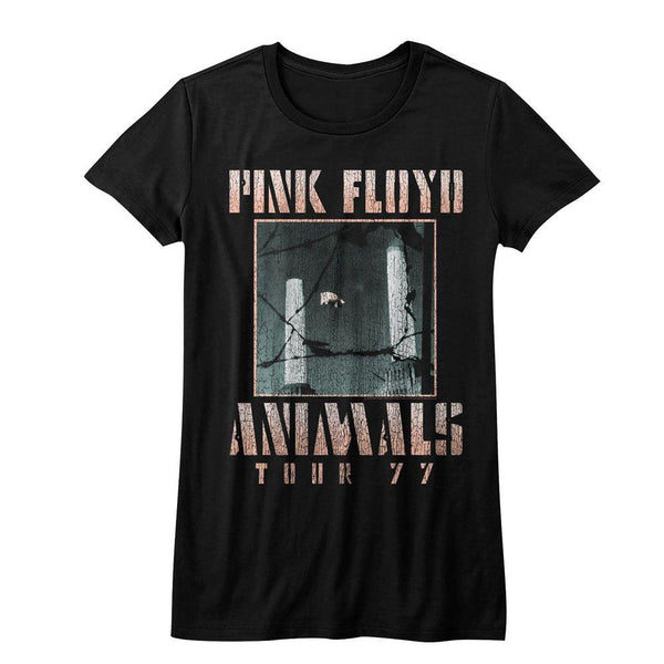 Pink Floyd Animals Tour '77 Womens T-Shirt - HYPER iCONiC