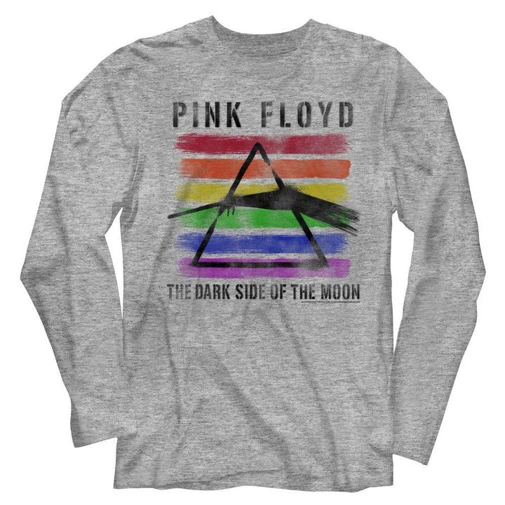 Pink Floyd Blk Light Long Sleeve Boyfriend Tee - HYPER iCONiC