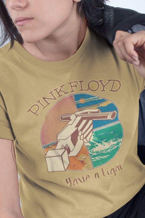 Pink Floyd Cigar Boyfriend Tee - HYPER iCONiC