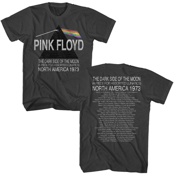 Pink Floyd - North America 1973 2 Sides T-Shirt - HYPER iCONiC.