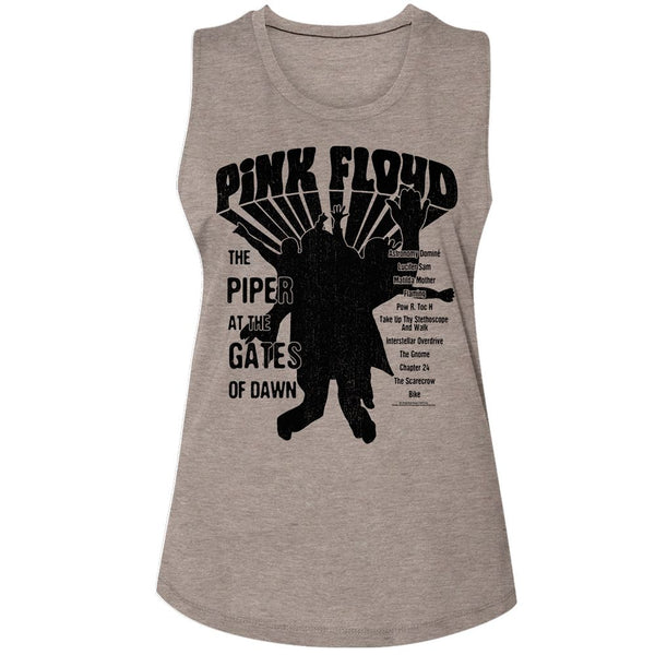 Pink Floyd - Piper Muscle Womens Muscle Tank Top - HYPER iCONiC.