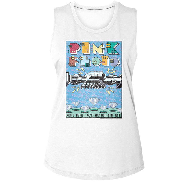 Pink Floyd - Poster Womens Muscle Tank Top - HYPER iCONiC.