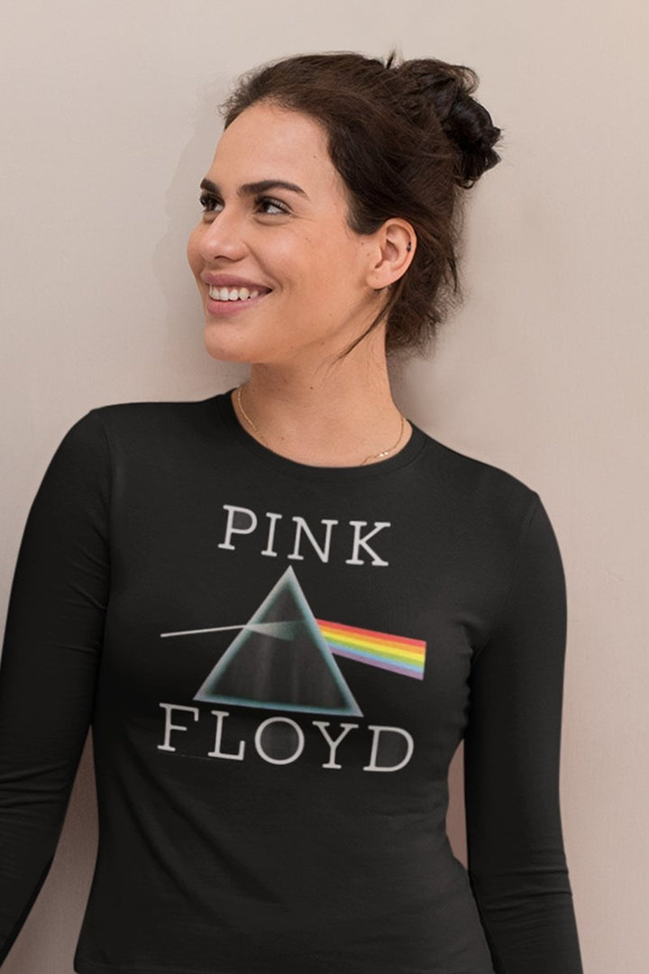 Pink Floyd Prism Long Sleeve Boyfriend Tee - HYPER iCONiC