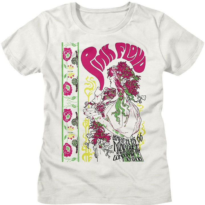 Pink Floyd - Psychadelic Tea Womens T-Shirt - HYPER iCONiC.