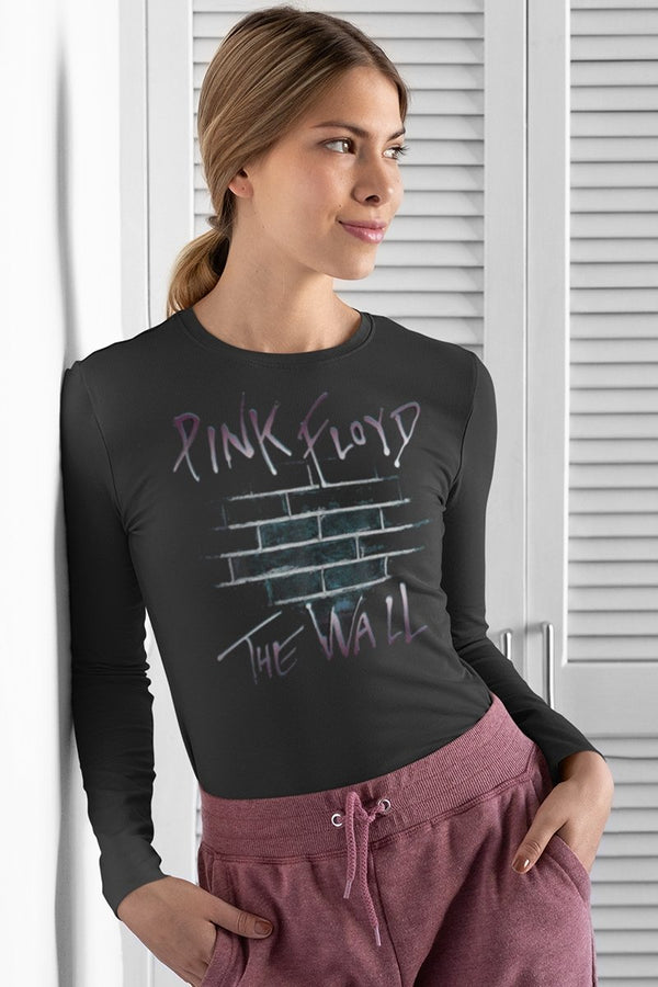 Pink Floyd Purple Floyd Long Sleeve Boyfriend Tee - HYPER iCONiC