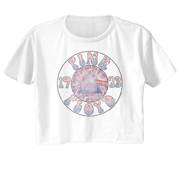 Pink Floyd - Sketch Prism Circle Womens Crop Tee - HYPER iCONiC.