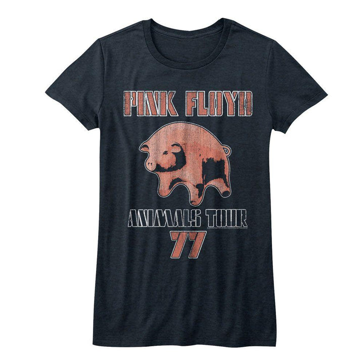 Pink Floyd Tour '77 Womens T-Shirt - HYPER iCONiC
