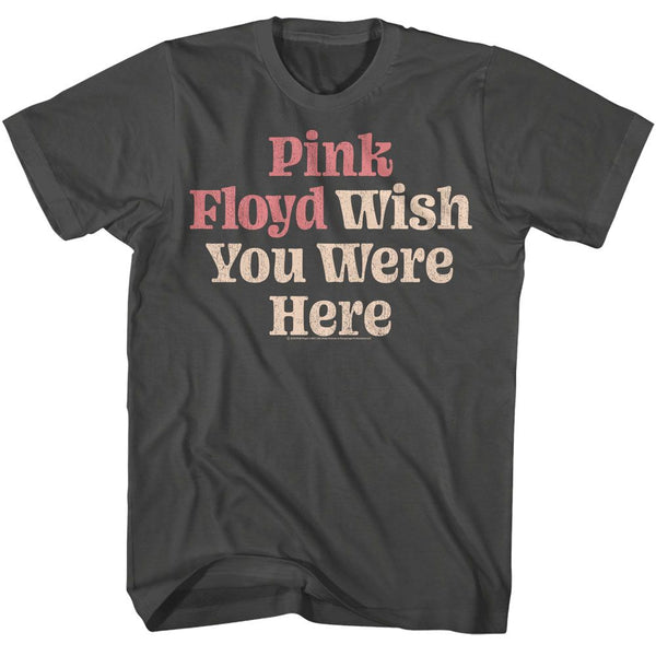Pink Floyd - Wish You Were Here Text T-Shirt - HYPER iCONiC.