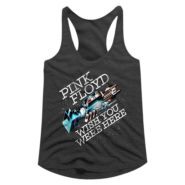 Pink Floyd Wywh In Space Womens Racerback Tank - HYPER iCONiC