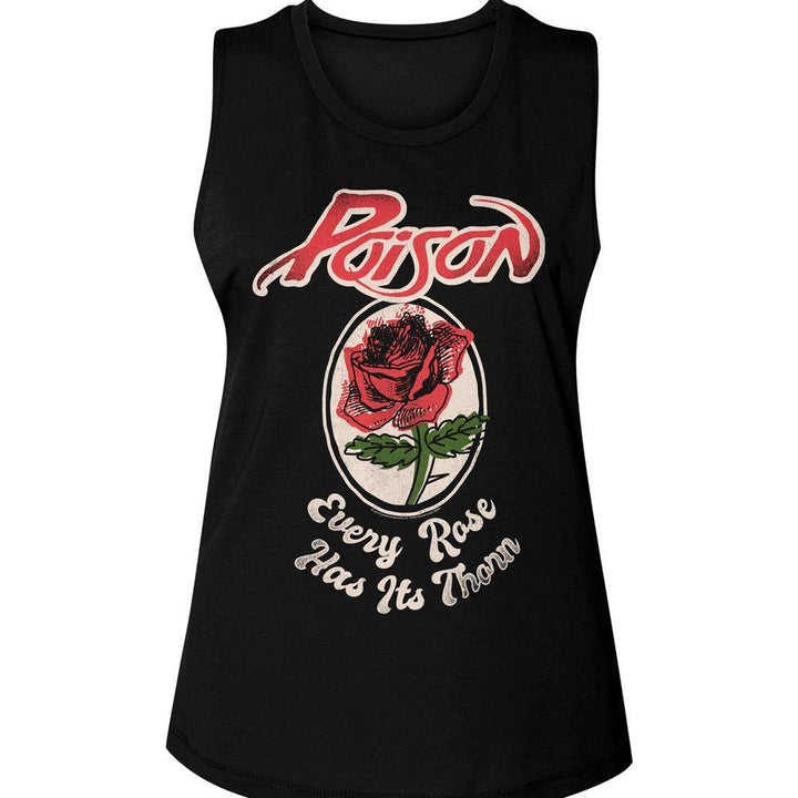 Poison Every Rose Womens Muscle Tank Top - HYPER iCONiC