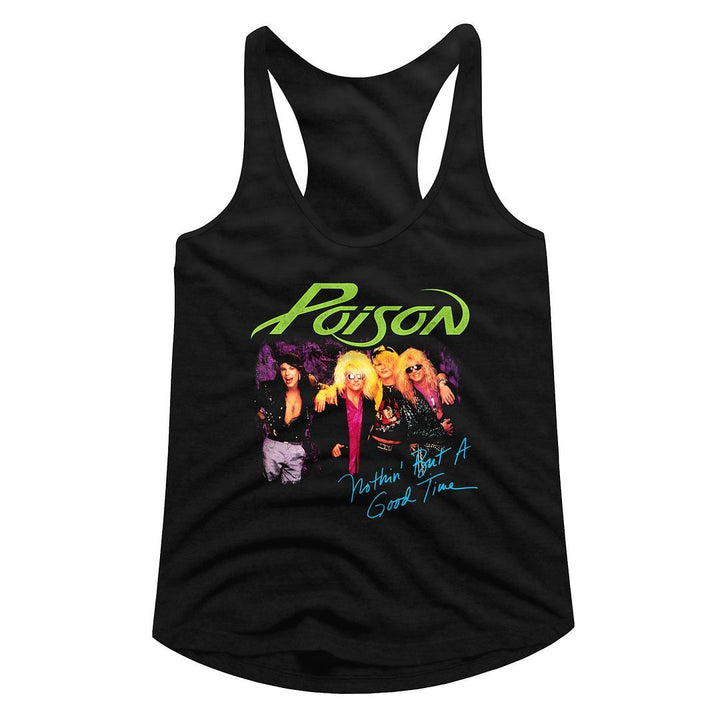 Poison Nothin But A Good Time Womens Racerback Tank - HYPER iCONiC