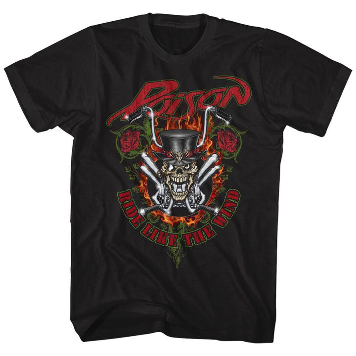 Poison Ride Like The Wind T-Shirt - HYPER iCONiC
