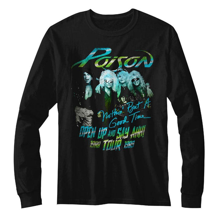 Poison Tour Shirt Long Sleeve Boyfriend Tee - HYPER iCONiC
