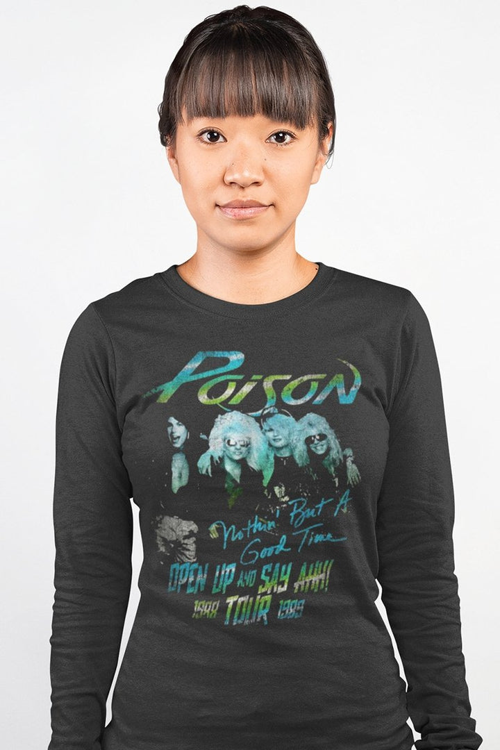 Poison Tour Shirt Long Sleeve Boyfriend Tee - HYPER iCONiC