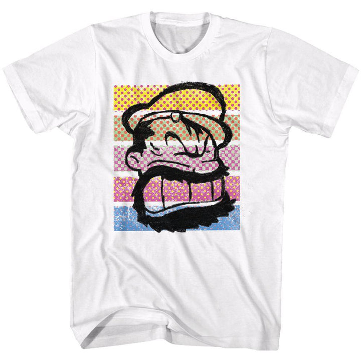 Popeye Brutus Color Stripes T-Shirt - HYPER iCONiC