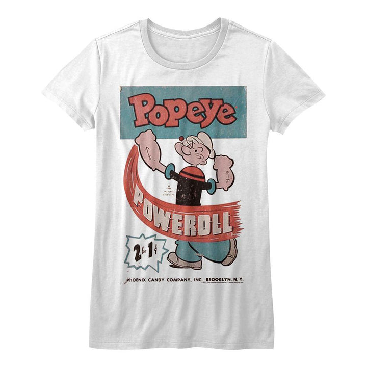 Popeye Poweroll Womens T-Shirt - HYPER iCONiC