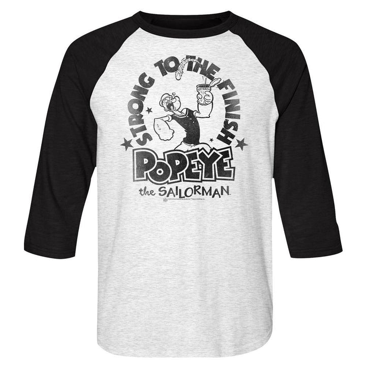 Popeye Strong Finish Baseball Shirt - HYPER iCONiC