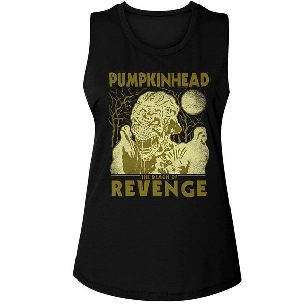 Pumpkinhead - 2 Tone Womens Muscle Tank Top - HYPER iCONiC.