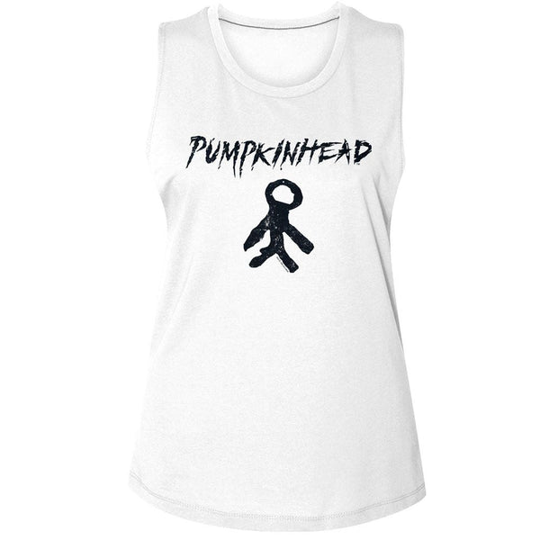 Pumpkinhead - Charm And Logo Womens Muscle Tank Top - HYPER iCONiC.