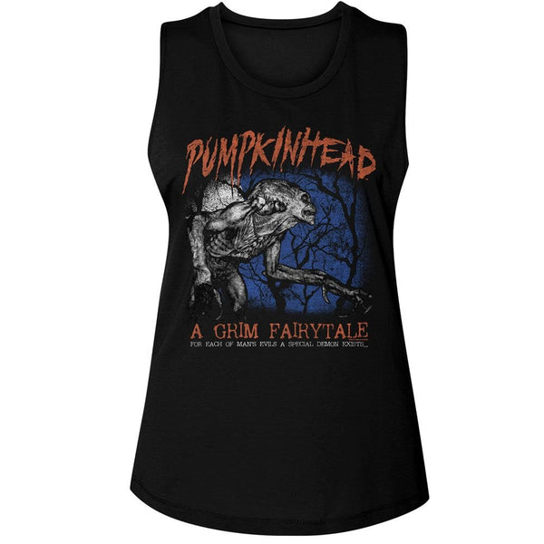 Pumpkinhead - Special Demon Womens Muscle Tank Top - HYPER iCONiC.