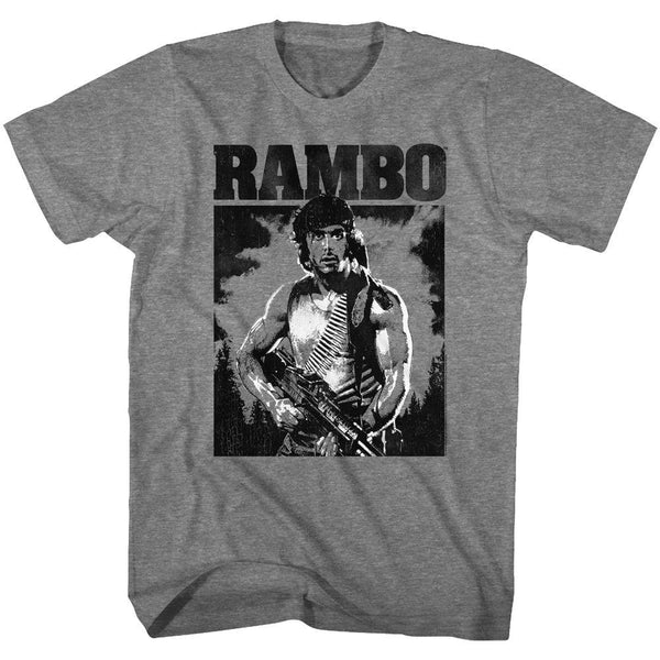 Rambo Blk & Wht T-Shirt - HYPER iCONiC