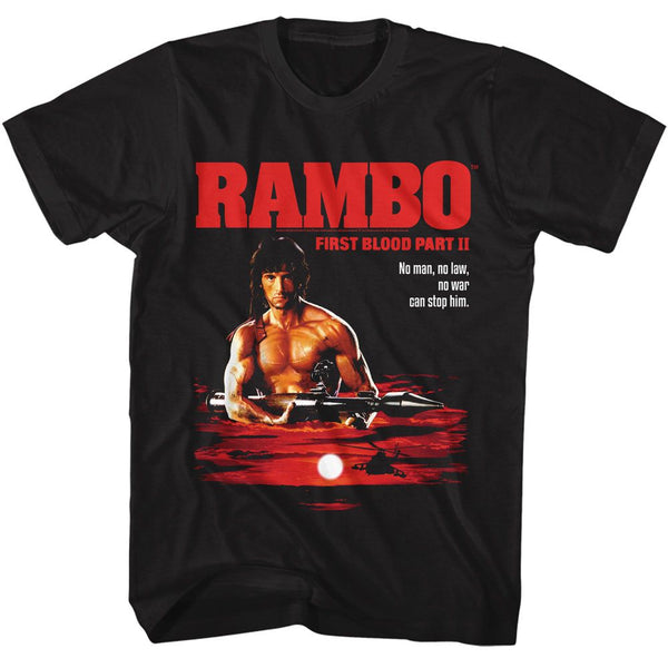 Rambo - Cant Stop Him Boyfriend Tee - HYPER iCONiC.
