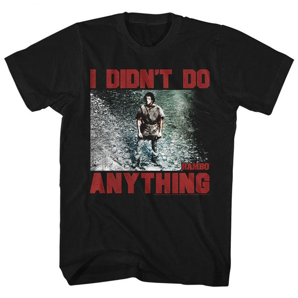 Rambo Didn'T Do T-Shirt - HYPER iCONiC