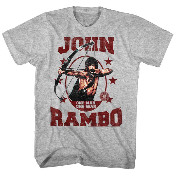 Rambo One Man One War T-Shirt - HYPER iCONiC