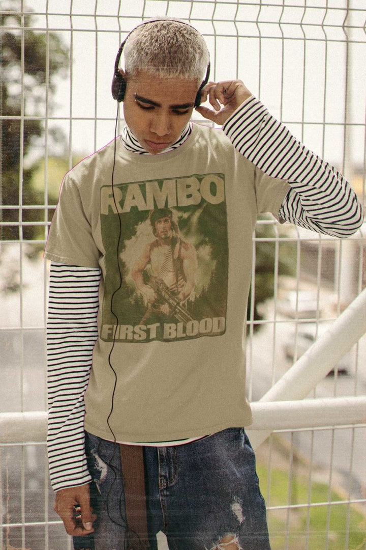 Rambo Poster T-Shirt - HYPER iCONiC