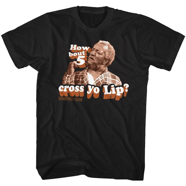 Redd Foxx 5 Cross Yo Lips Boyfriend Tee - HYPER iCONiC