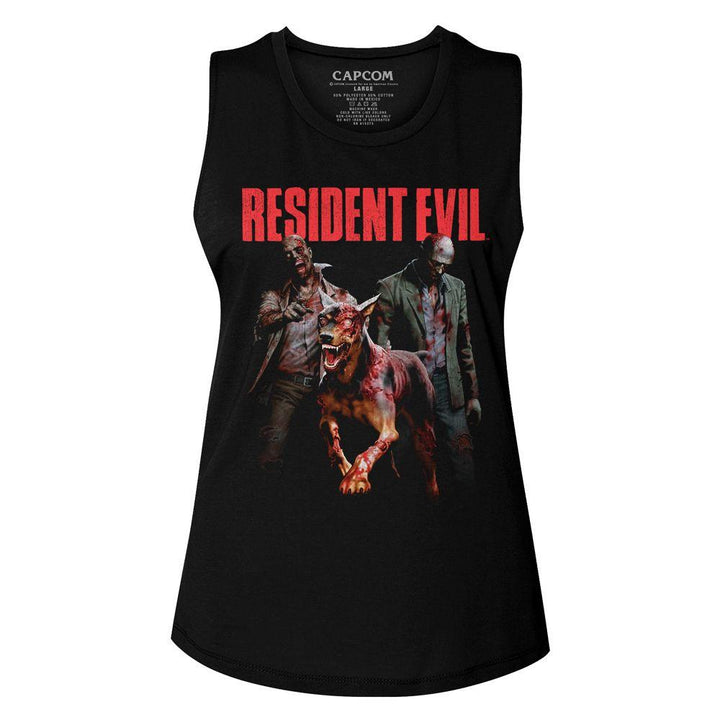 Resident Evil Monsterhits Womens Muscle Tank Top - HYPER iCONiC