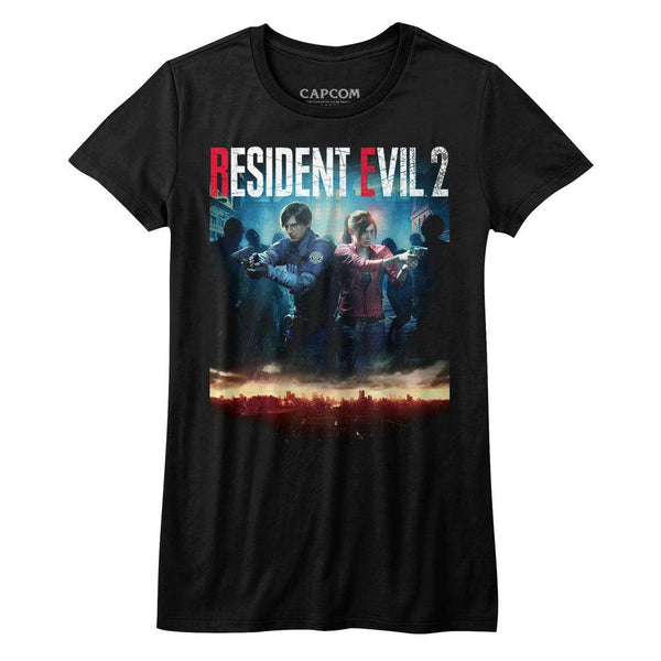 Resident Evil Re2Make Cover Womens T-Shirt - HYPER iCONiC