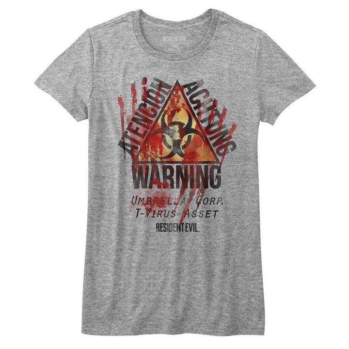 Resident Evil T-Virus Asset Womens T-Shirt - HYPER iCONiC