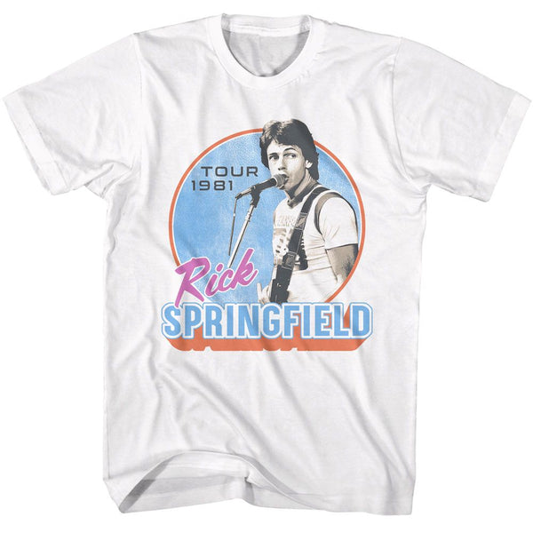 Rick Springfield - Tour 1981 T-Shirt - HYPER iCONiC.