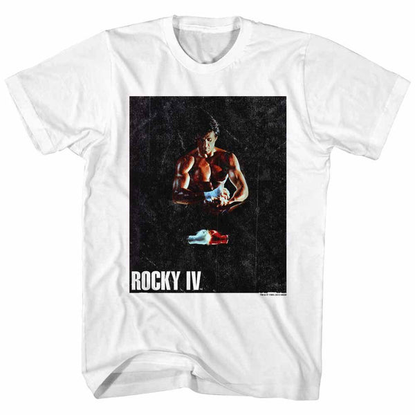 Rocky Binded Wht T-Shirt - HYPER iCONiC