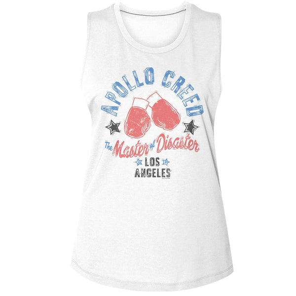 Rocky - Master Of Disaster Womens Muscle Tank Top - HYPER iCONiC.