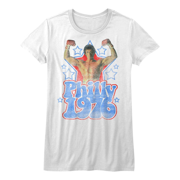 Rocky Philly 1976 Womens T-Shirt - HYPER iCONiC