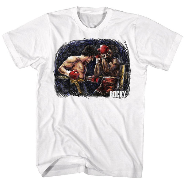 Rocky Rocky Vs. Apollo Painting T-Shirt - HYPER iCONiC