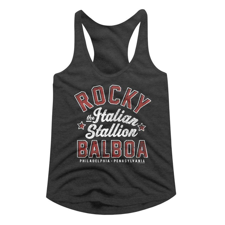Rocky The Italian Stallion Womens Racerback Tank - HYPER iCONiC